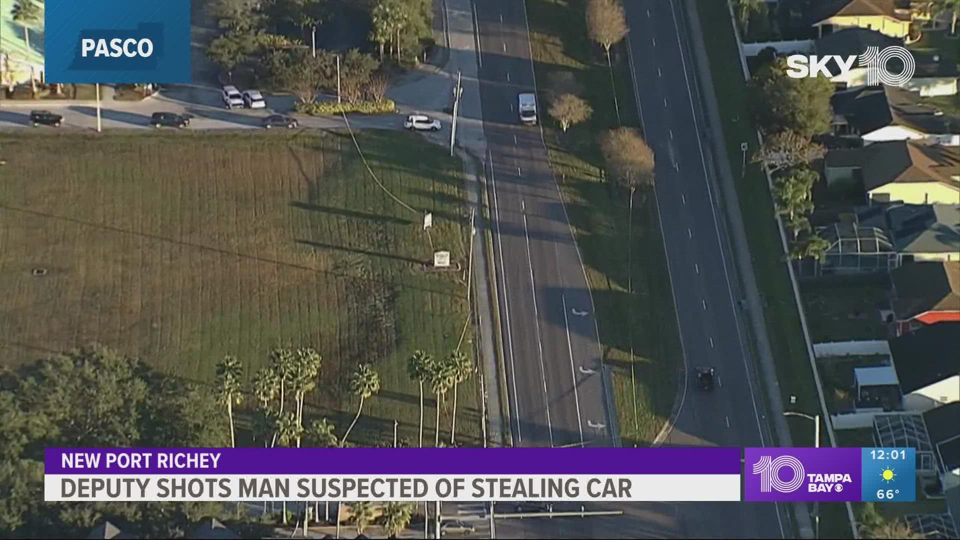 Deputy Shoots Injures Man Accused Of Stealing Car Wtsp