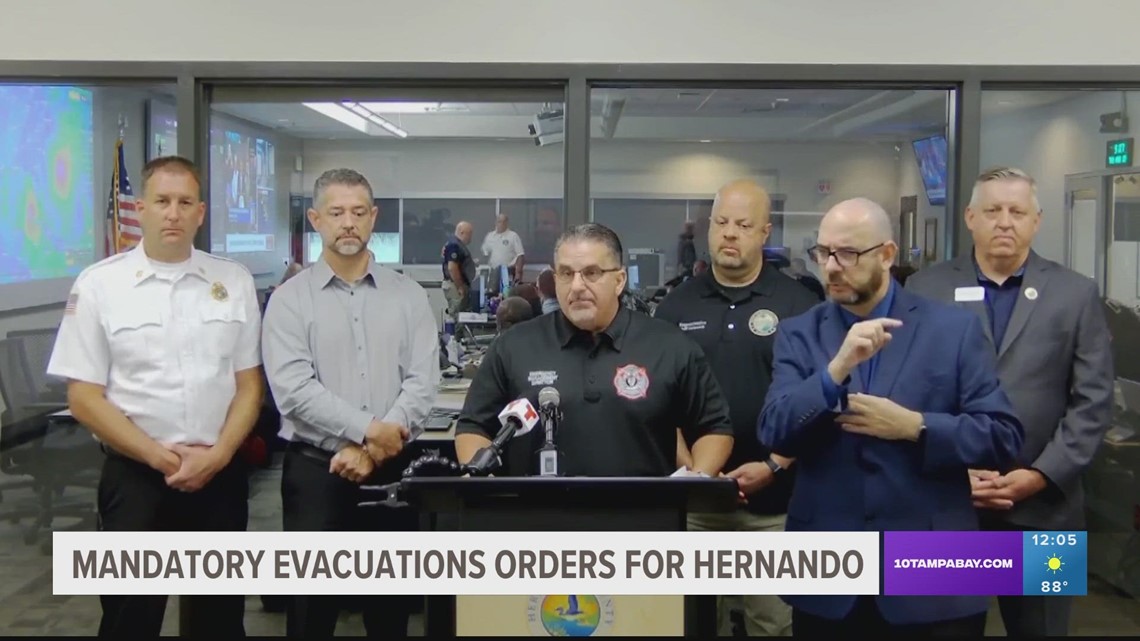 Mandatory Evacuation Orders Issued For Hernando County Wtsp