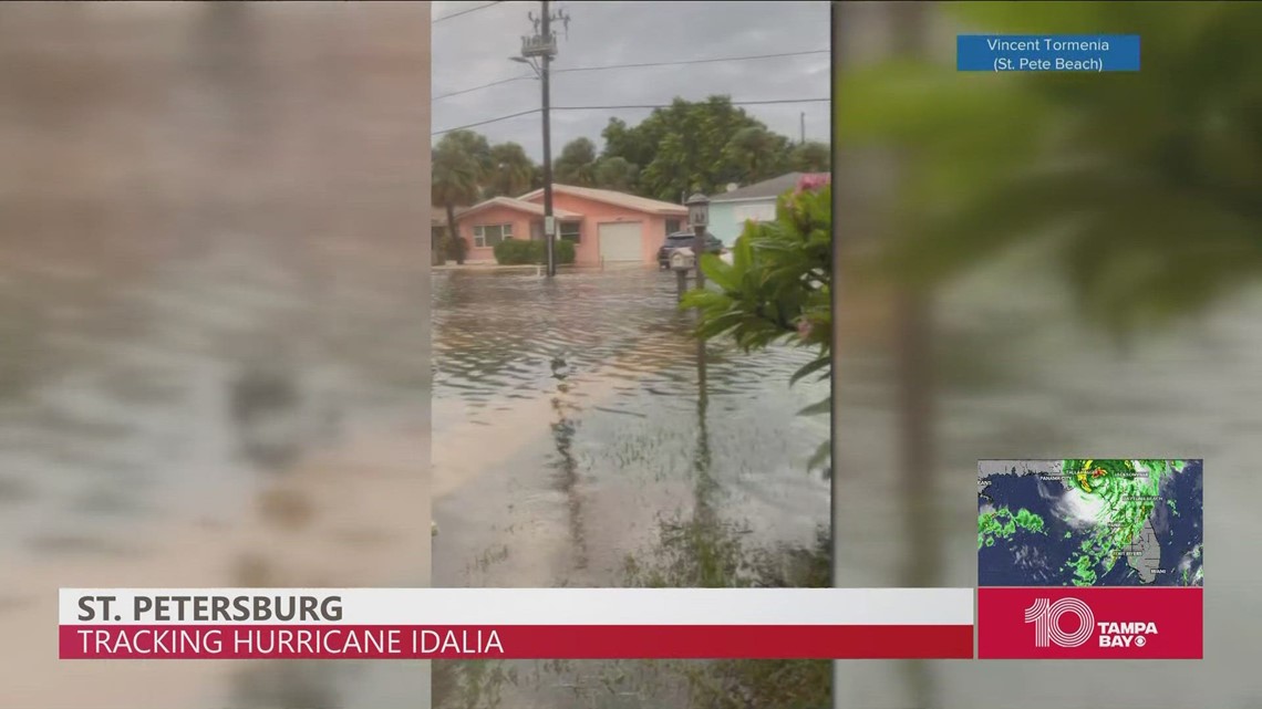 St Pete Takes Feet Of Storm Surge From Hurricane Idalia Wtsp