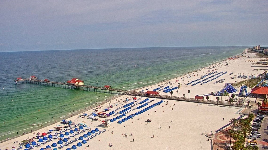 Clearwater Beach Water Temperature Falls Below 80 Degrees Wtsp