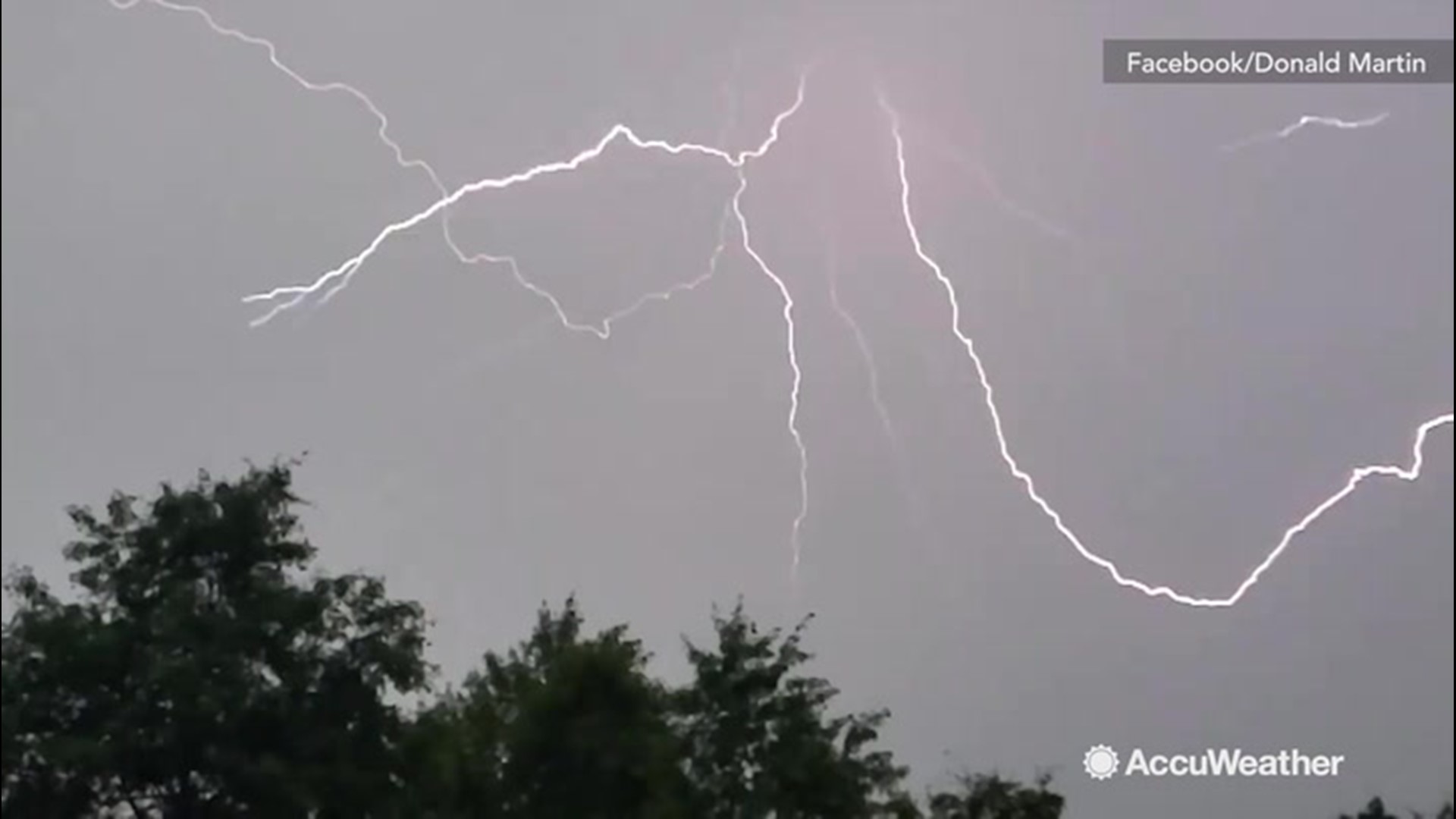 What you see takes place in a fraction of a second. Donald Martin filmed a lightning strike in slow motion on his Galaxy S9 phone, and we slowed it down even more. The lightning strike was filmed on Monday 6/24 from in Sharpsville, PA just north of Pittsburgh.