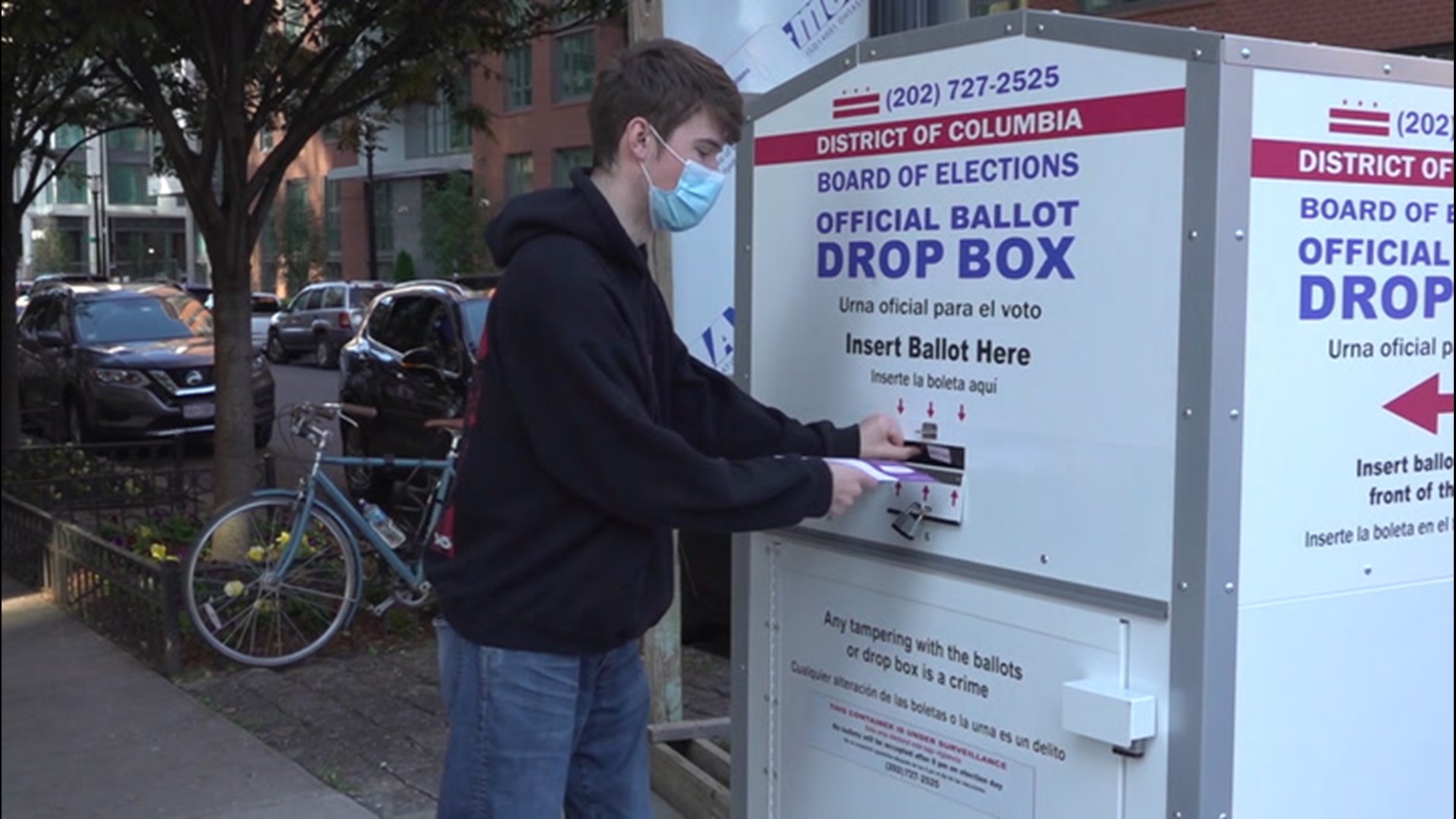 Election mail-in drop boxes have been designed to keep your ballots intact from inclement weather.
