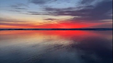 An amazing coastal sunrise