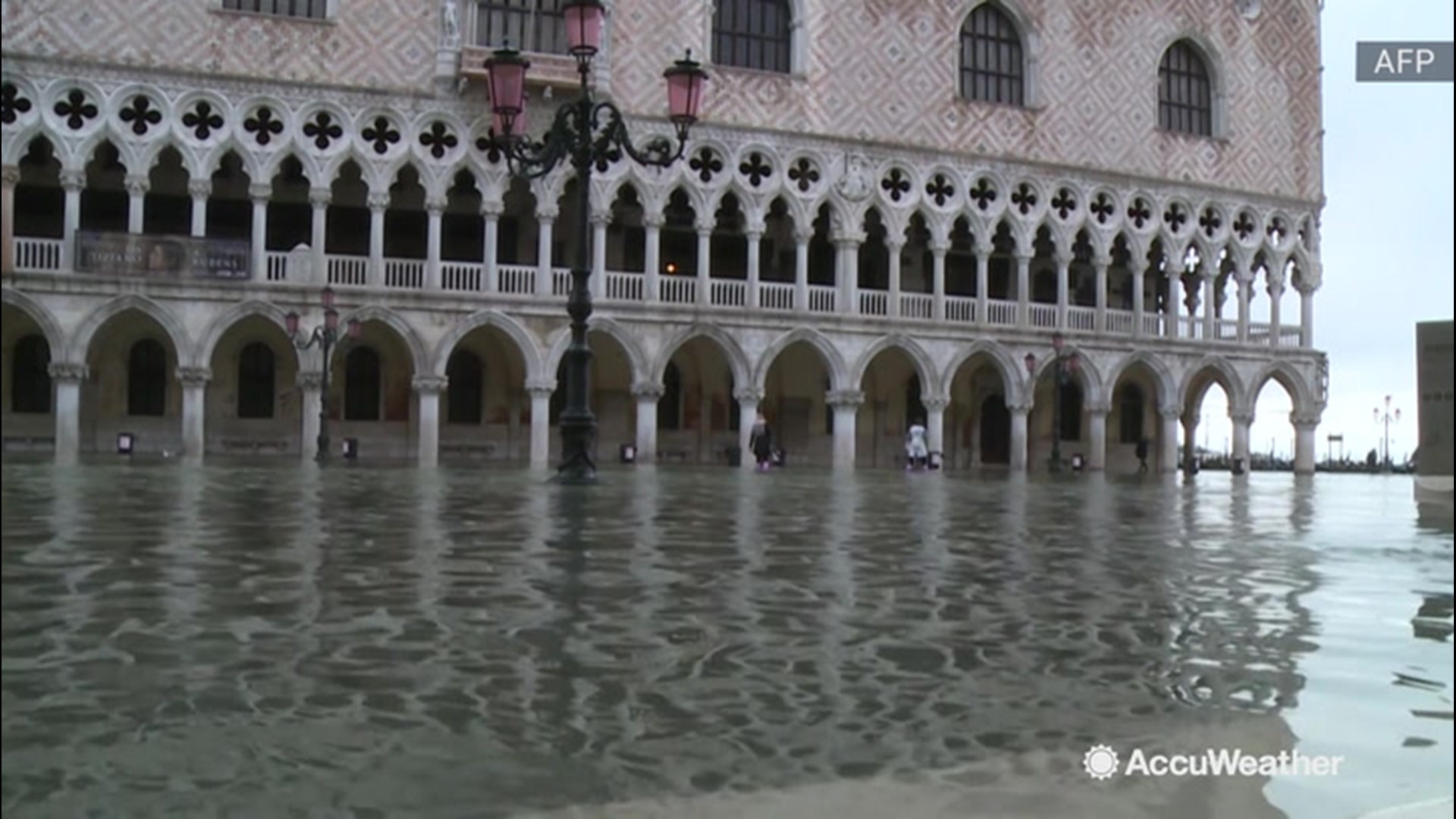 Homes and businesses were flooded, boats were beached, and residents and tourists alike had to walk through water as the highest tide in more than 50 years swamped Venice, Italy, on Nov. 13.