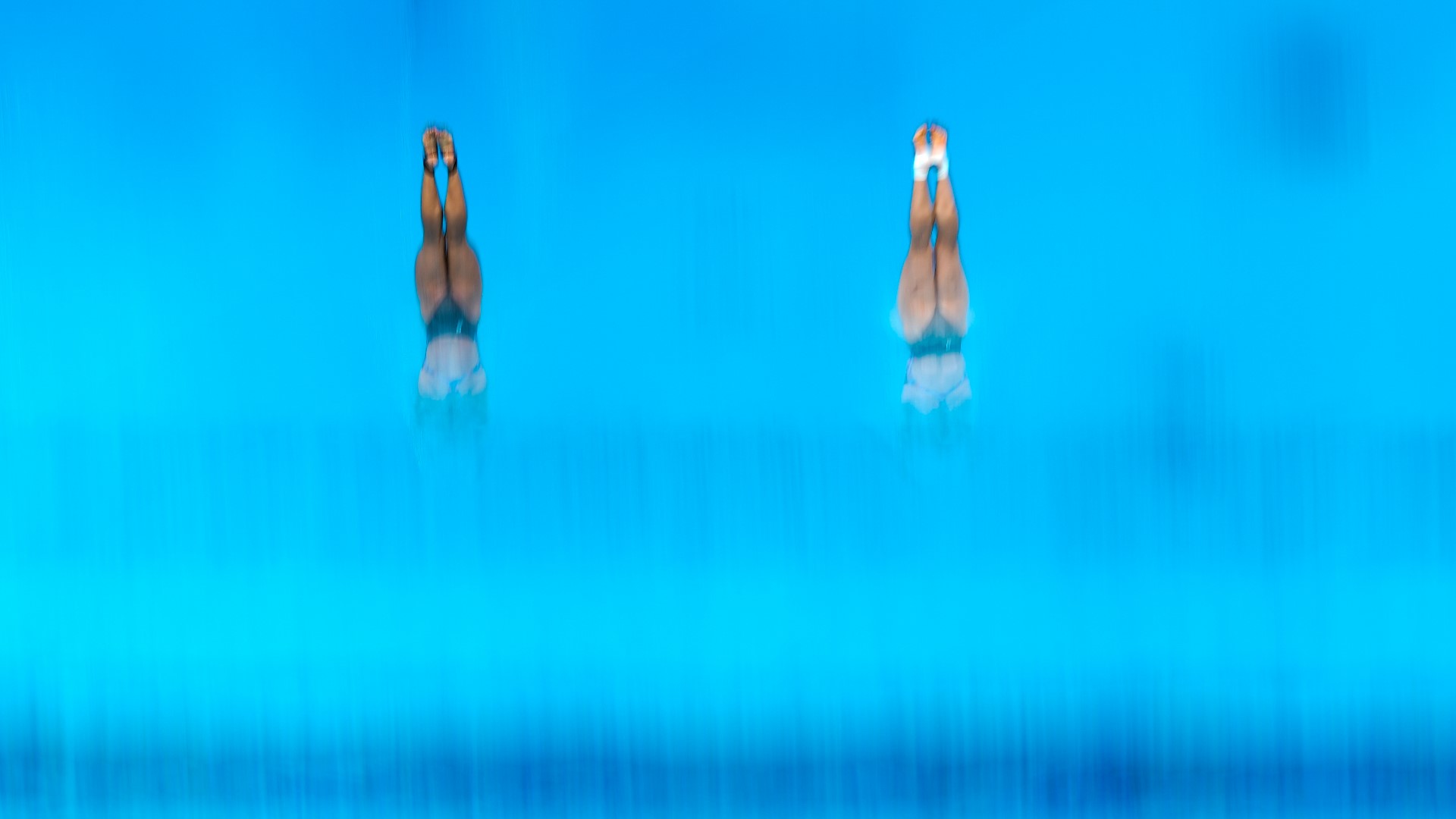 Why do Olympic divers shower after they dive?