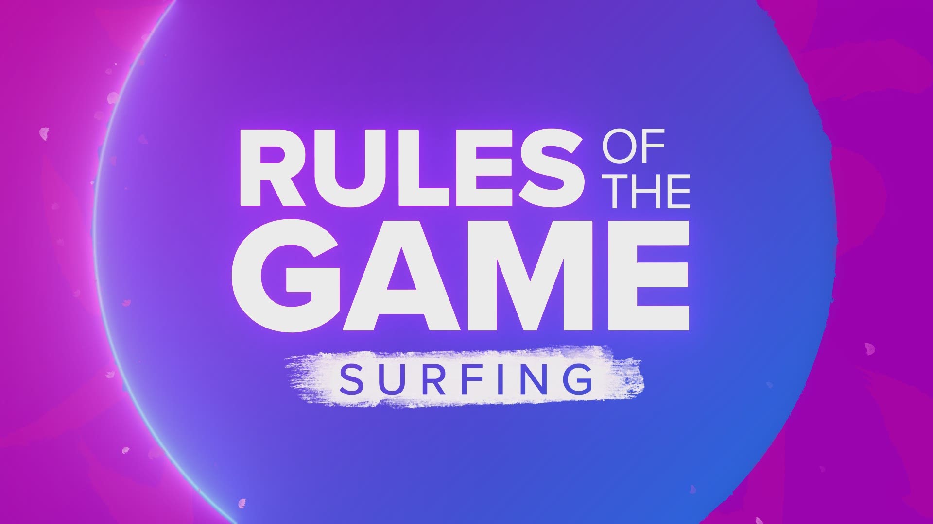 Surfing is one of the new competitions at the Olympics and requires a little help from Mother Nature.