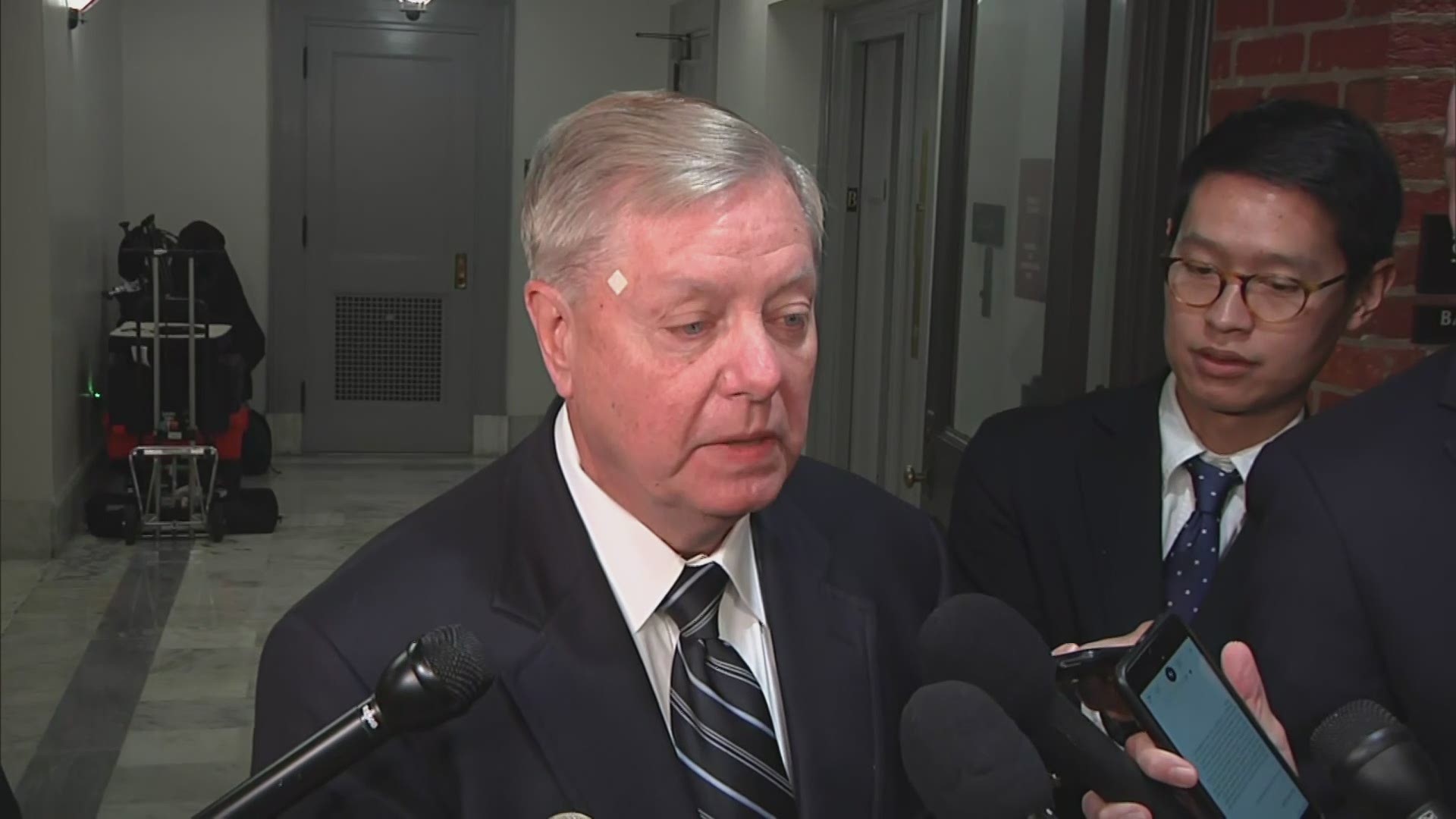 After demanding the release of transcripts of private testimony in the impeachment inquiry of President Trump, Sen. Lindsey Graham says he won't read them.