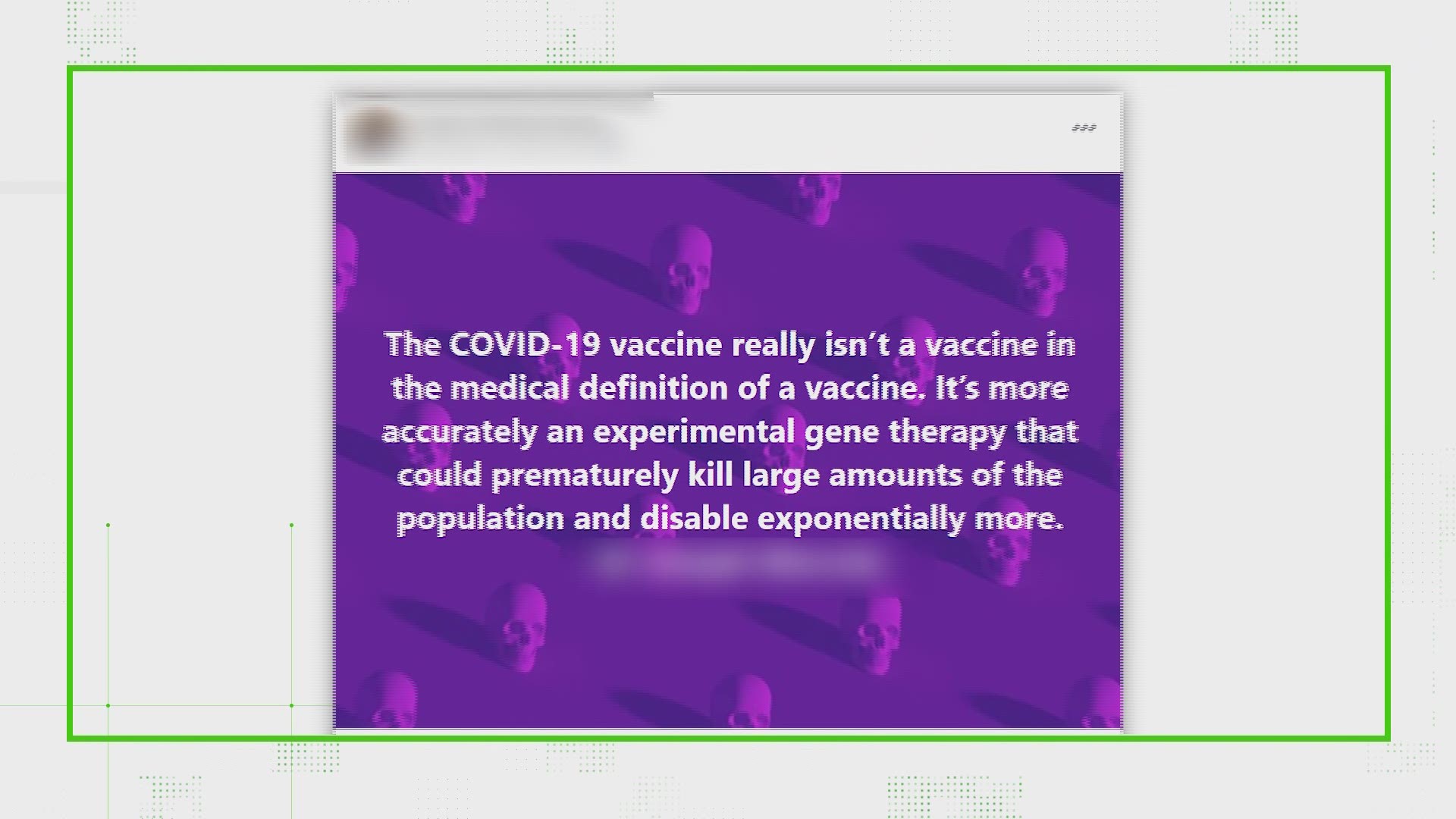 Misinformation around the COVID-19 vaccines has claimed they're not real vaccines and that they can alter your DNA. That's false.