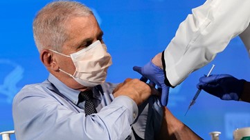 Fauci encourages Americans to take the vaccine 'most available to them'