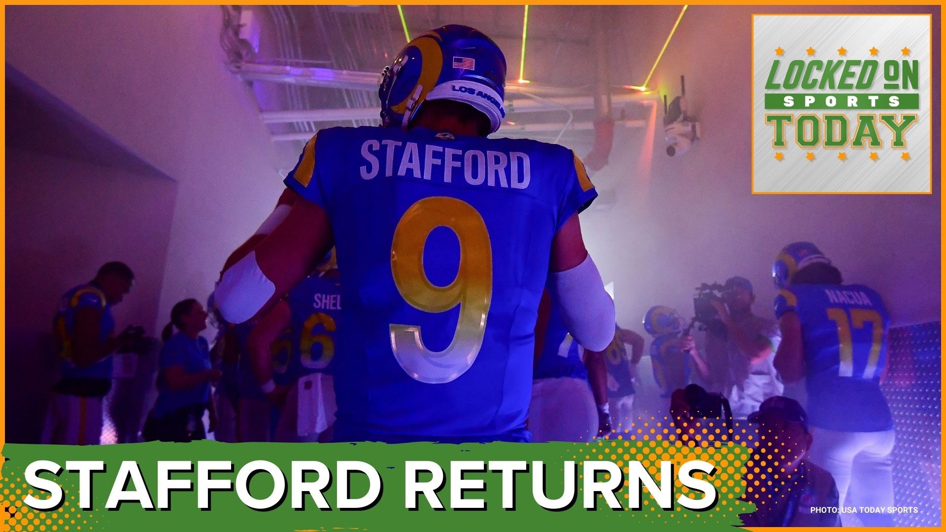 Discussing the day's top sports stories from Stafford returning to Detroit to rivalry reaction to legendary coaches moving on and wildcard weekend is here.