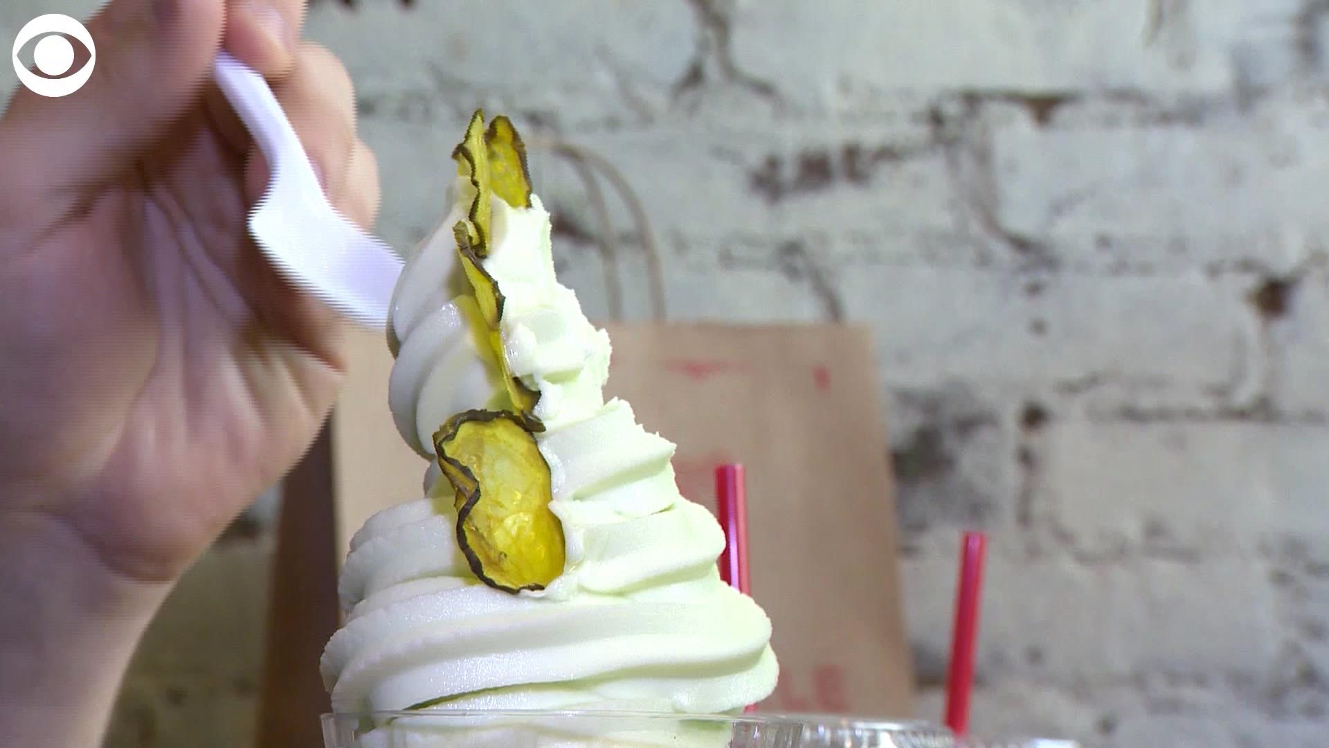 Pickles aren't just for snacking or side dishes anymore. (CBS)
