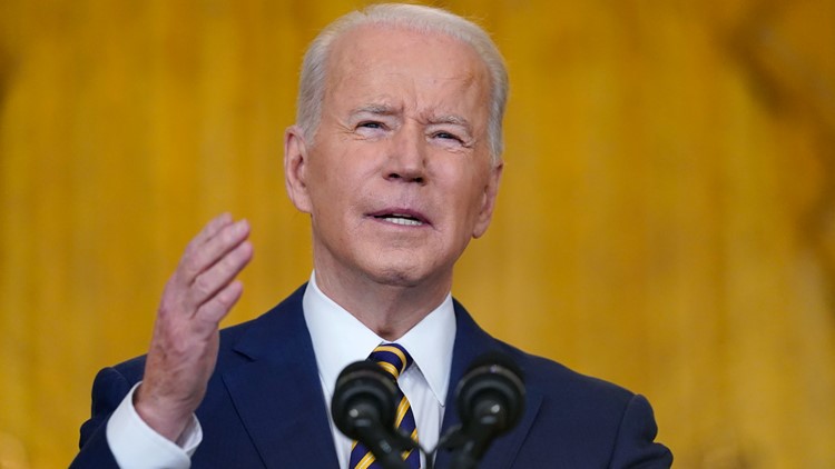Biden says nation weary from COVID, but US in a better place