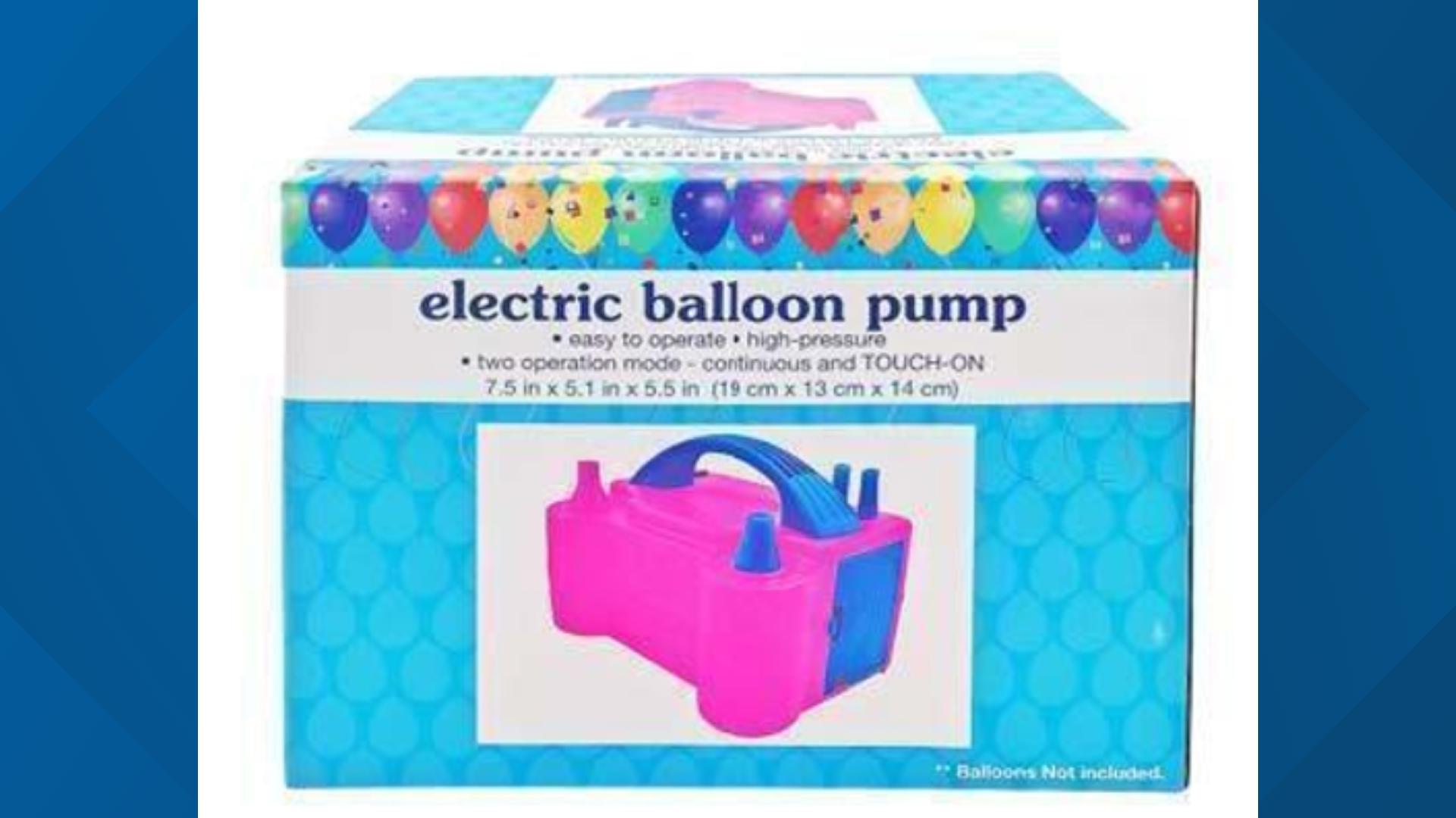 Dollar Tree recalls 360,000 electric balloon pumps due to burn hazard ...