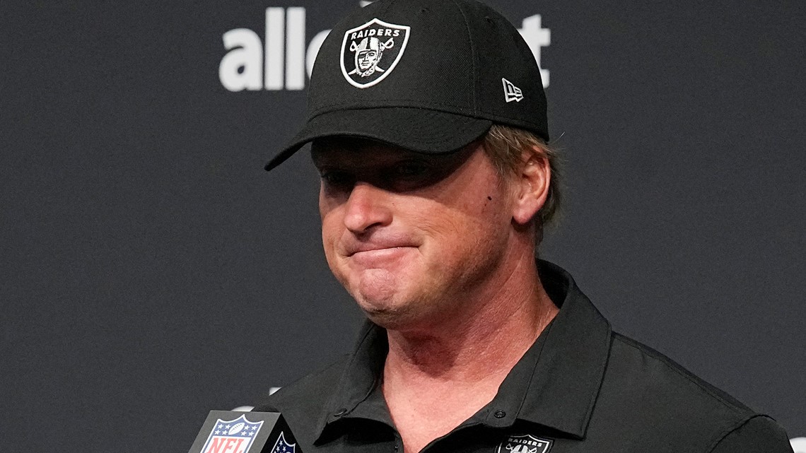 Former Bucs coach Jon Gruden out as Raiders head coach; new trove of emails  released