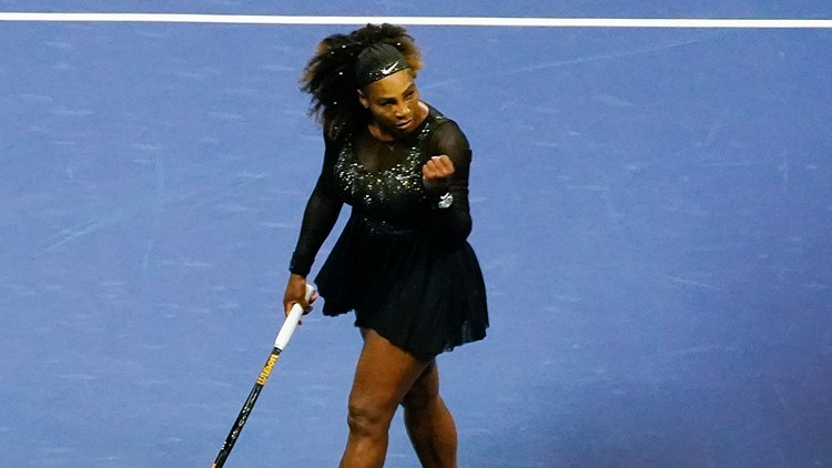 Serena Williams wins first round of US Open in what could be last tournament