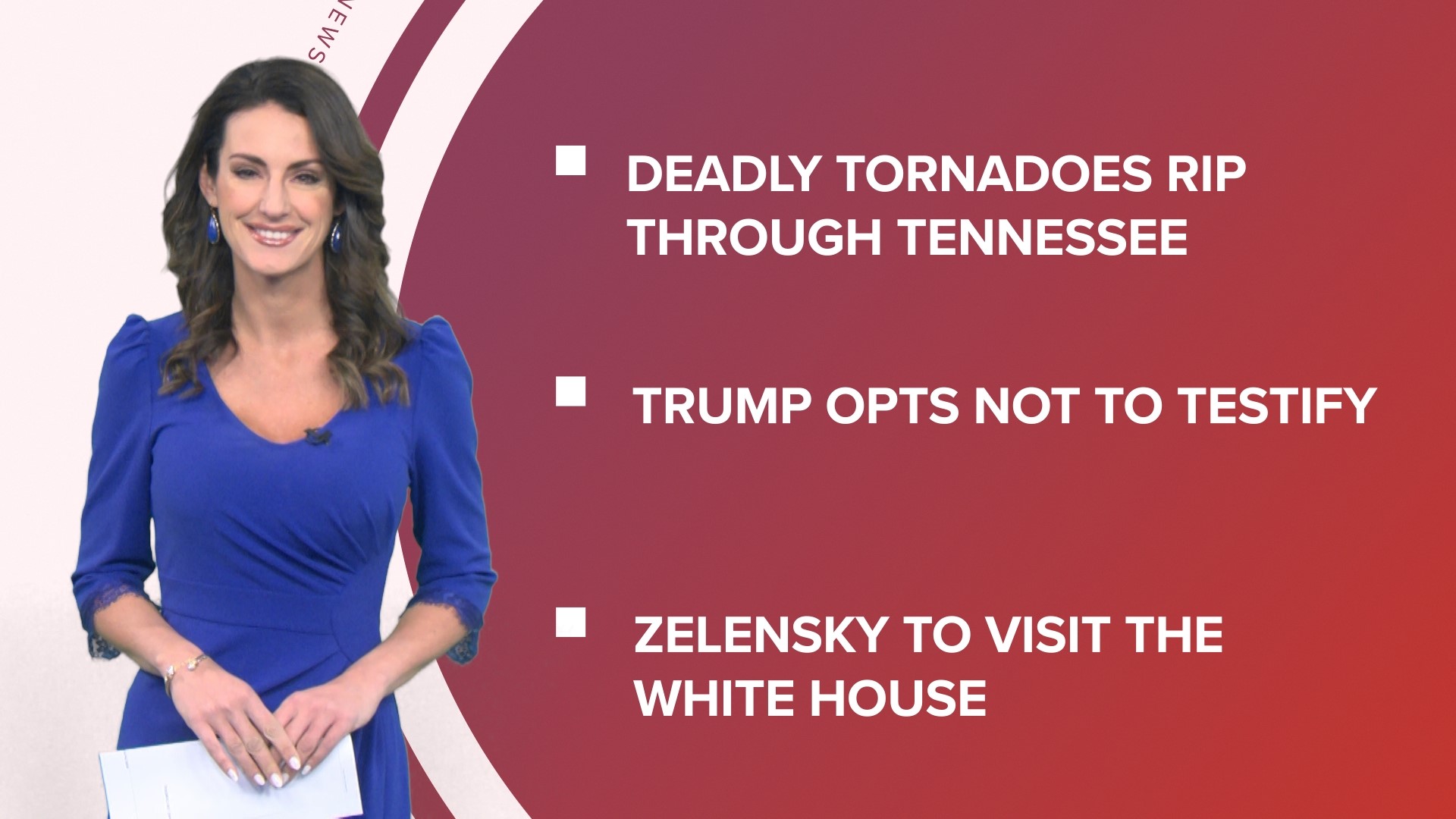 A look at what is happening in the news from deadly tornadoes in Tennessee to FDA approving new sickle cell disease treatment and protecting yourself from scammers.