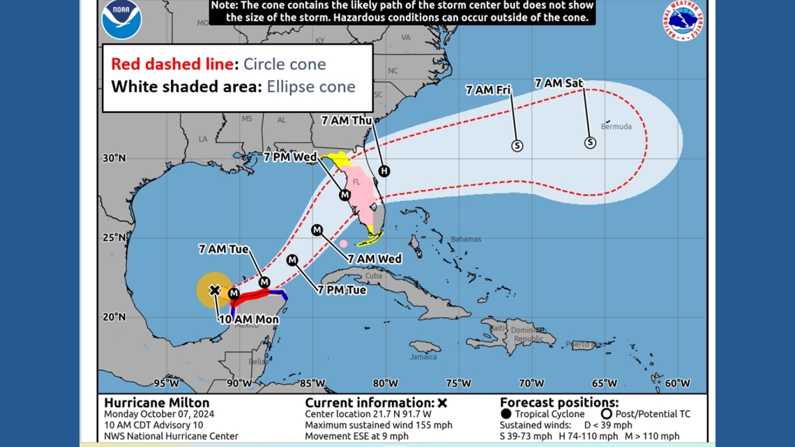 NOAA’s new hurricane cone explained: What changed for 2026 | wtsp.com