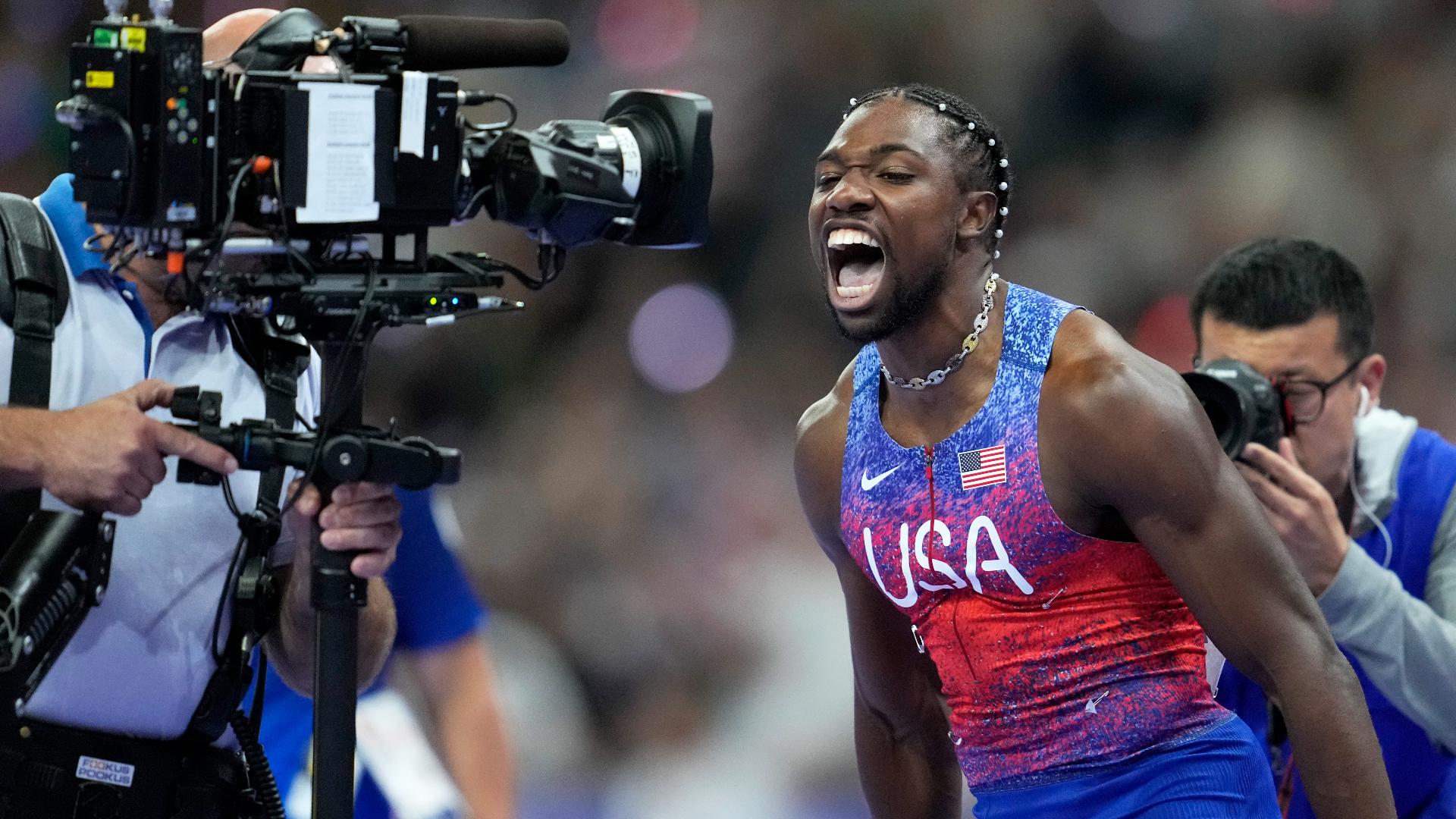 The American men are finally matching the women at the Paris Olympics, racking up several gold medals Sunday.