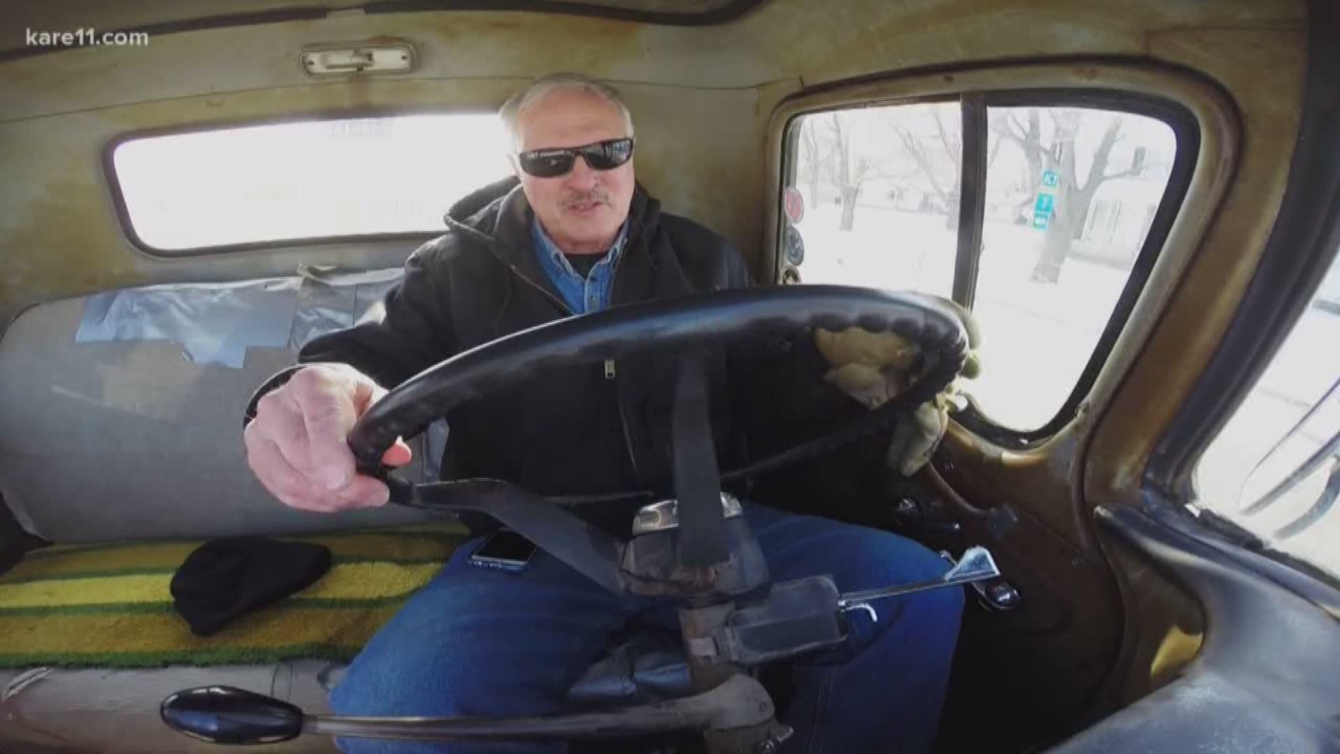 A 1957 Chevy truck that cost $75 carries a Minnesota man to work his entire career. Boyd Huppert has more in this Land of 10,000 Stories from 2015. https://kare11.tv/2sCi34f
