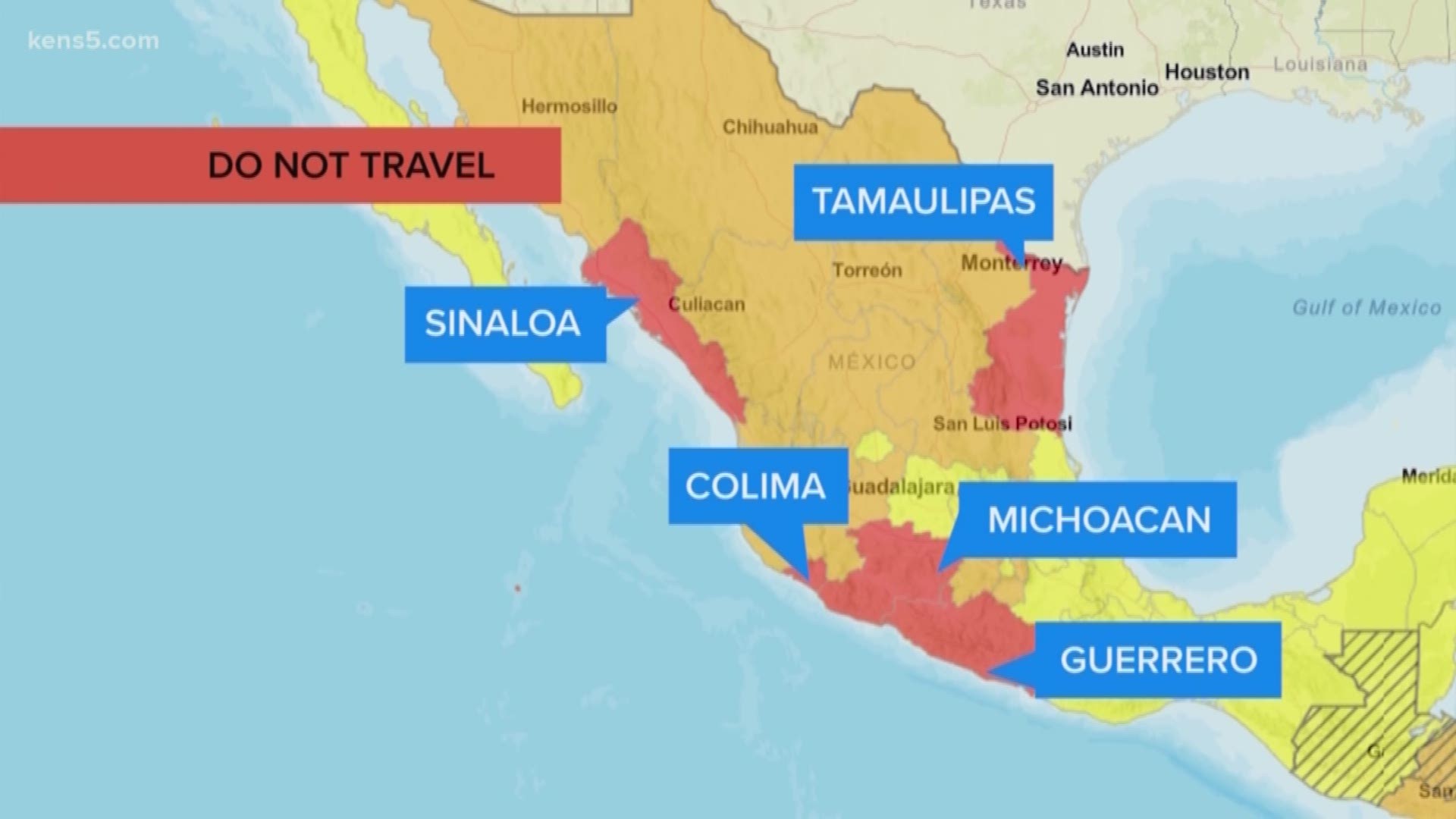 US updates travel advisory for Mexico | wtsp.com