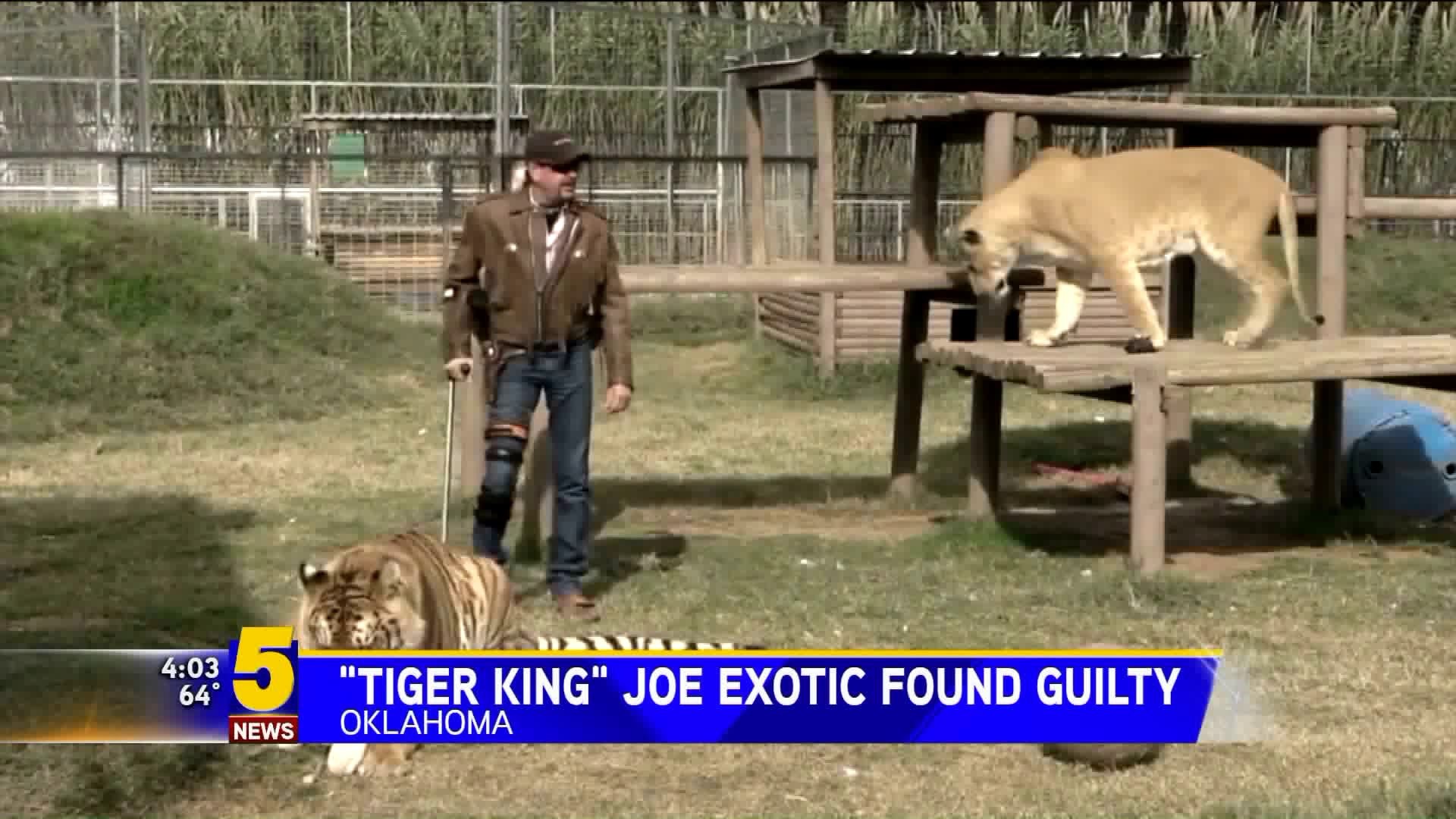 "Tiger King" Joe Found Guilty