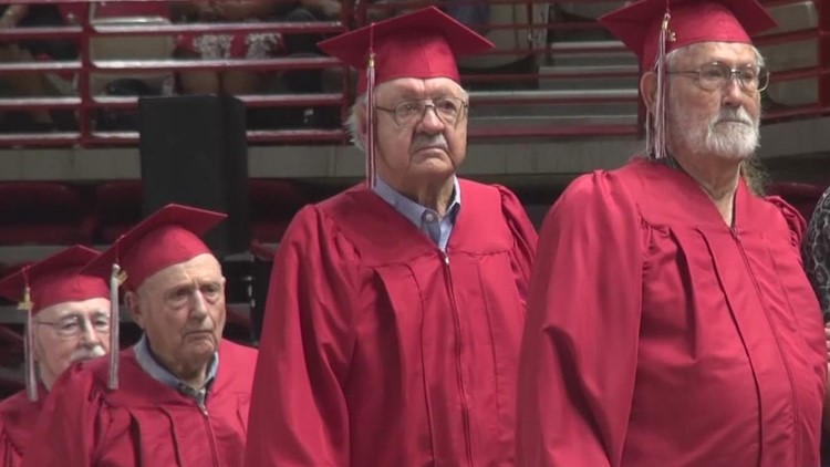 Super seniors added to 2022 graduating class after missing theirs nearly 70 years ago