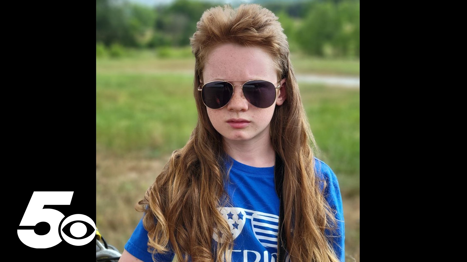 12-year-old Rowan from Wesley has advanced to the second round of the USA Mullet Championship and is hoping to make it to the third with the help of voters.