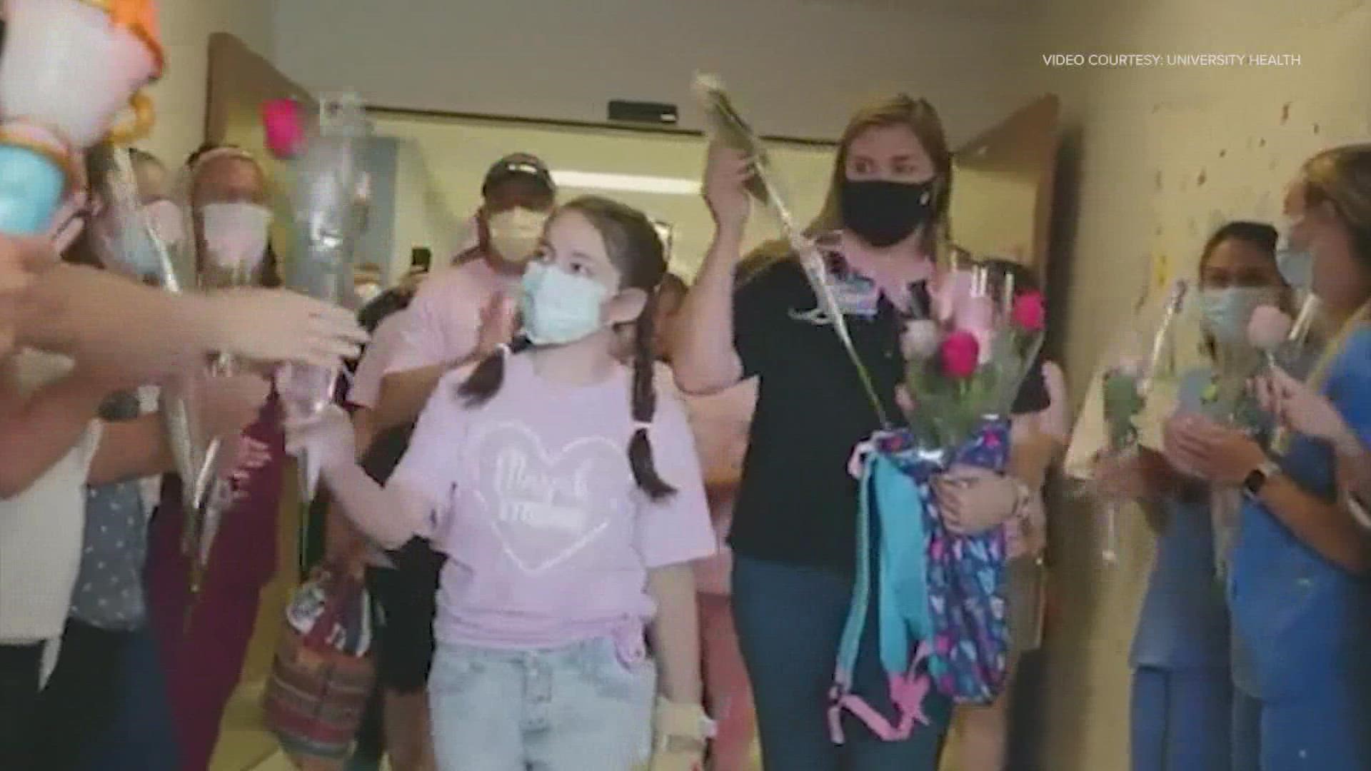The last Uvalde shooting survivor, 10-year-old Mayah Zamora, was released from the hospital Friday, July 29 after two months.