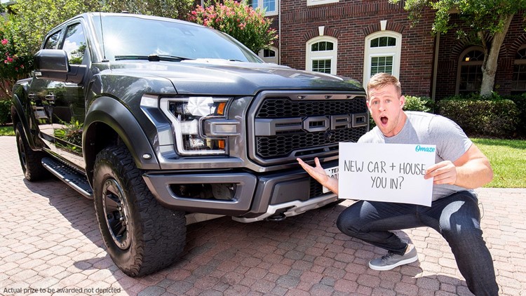 J.J. Watt giving away a Ford Raptor truck, $100K and chance to meet him