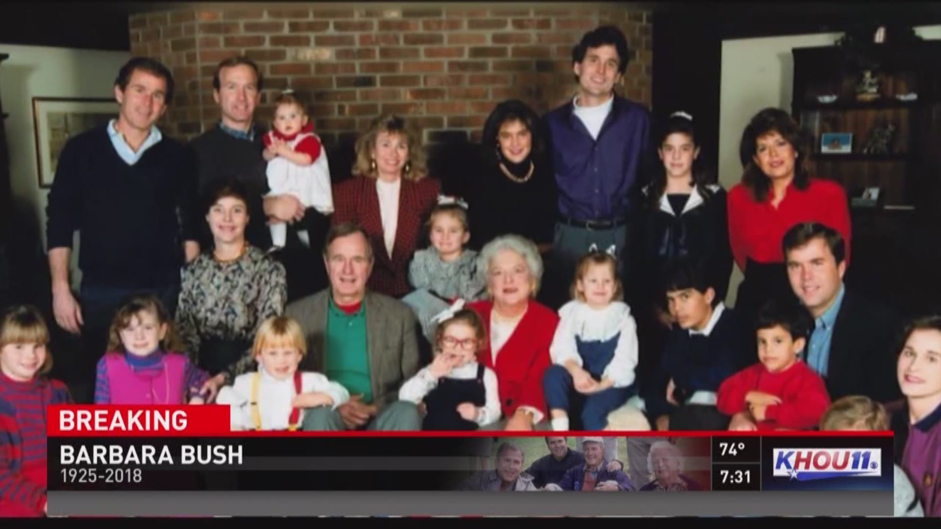 KHOU 11 Special Coverage: Former First Lady Barbara Bush dies at 92