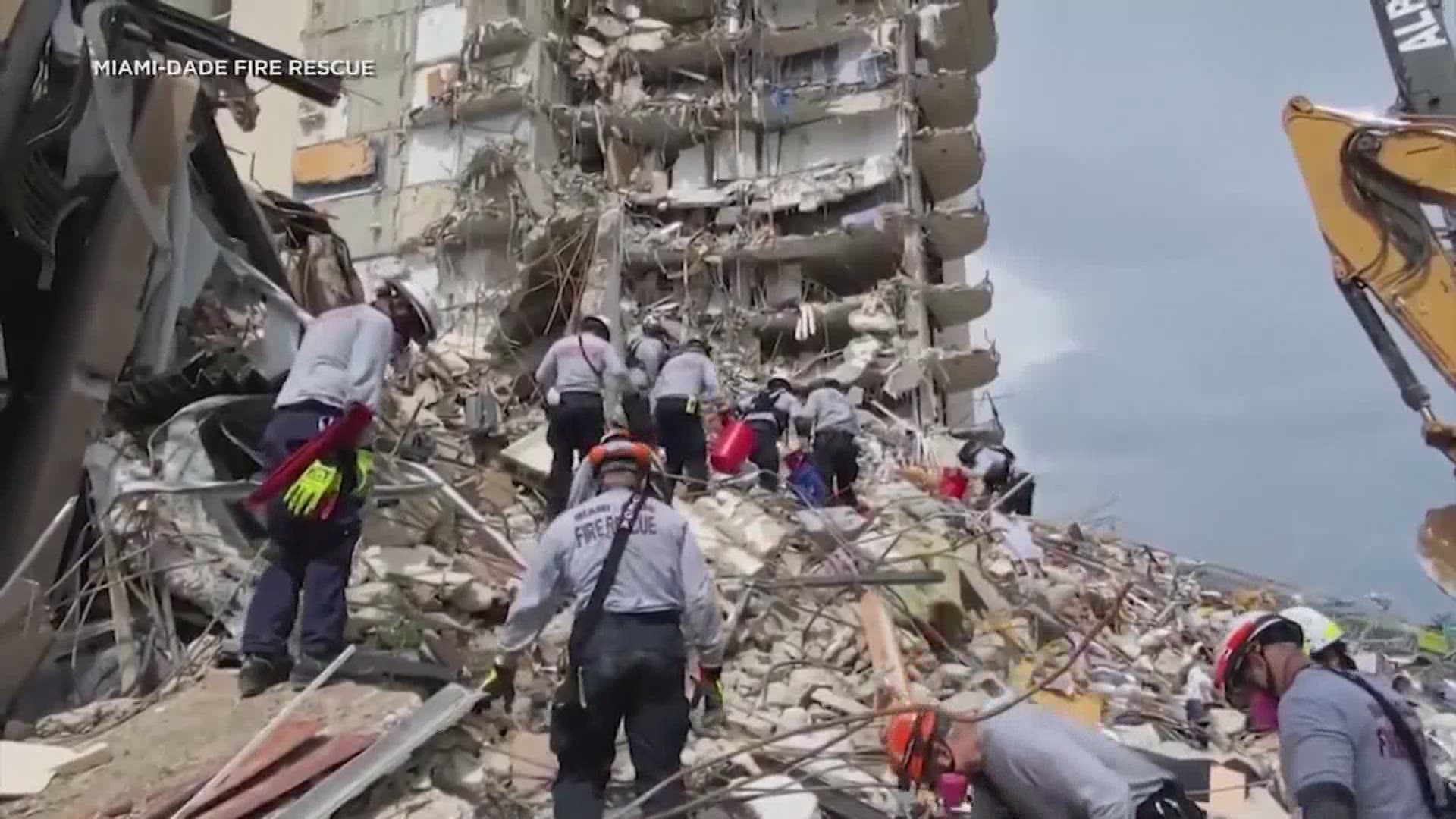 Professor Reginald DesRoches said it's quite uncommon to see a building collapse just from gravity loads.
