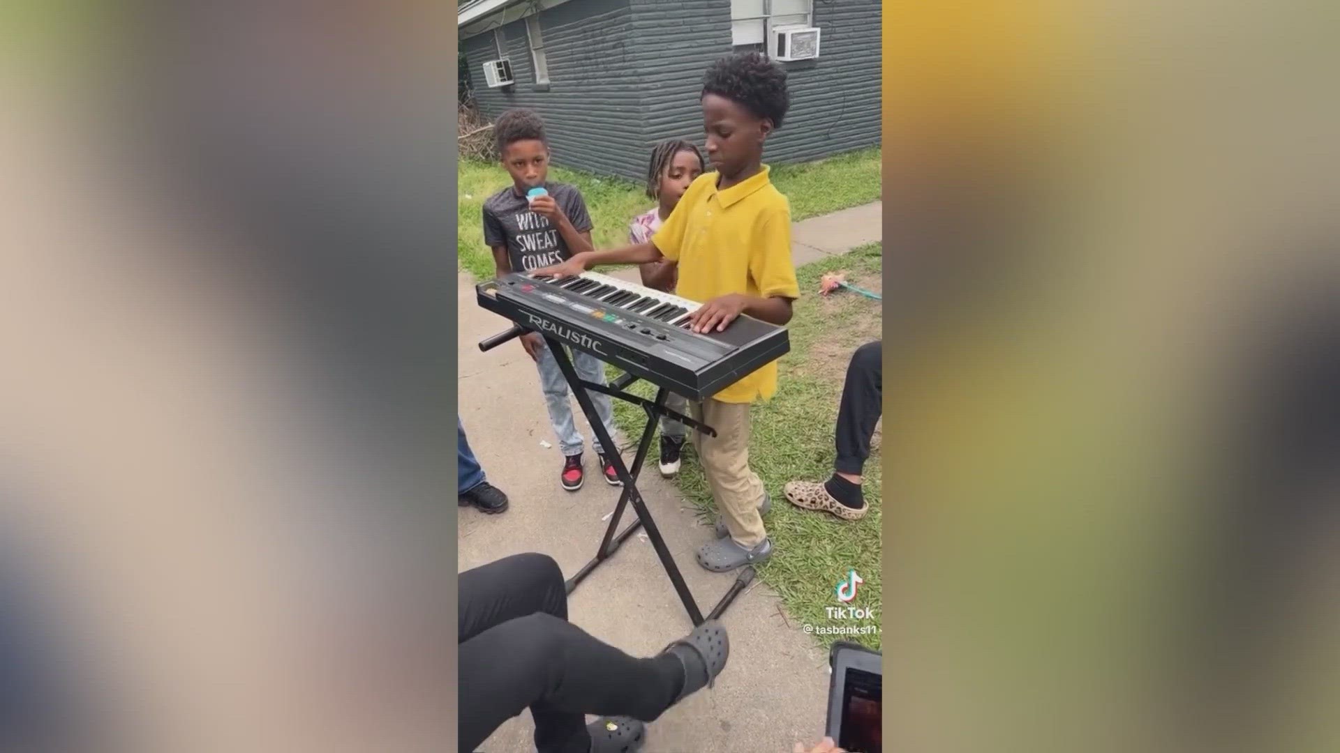 He prefers to freestyle or play gospel music, which is part of his musical roots.