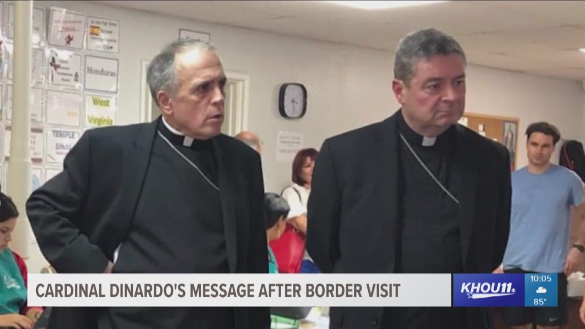 Cardinal DiNardo and a group of bishops are keeping tabs on the immigration crisis. DiNardo says he is hopeful families will be reunited and believes in the power of prayer. 