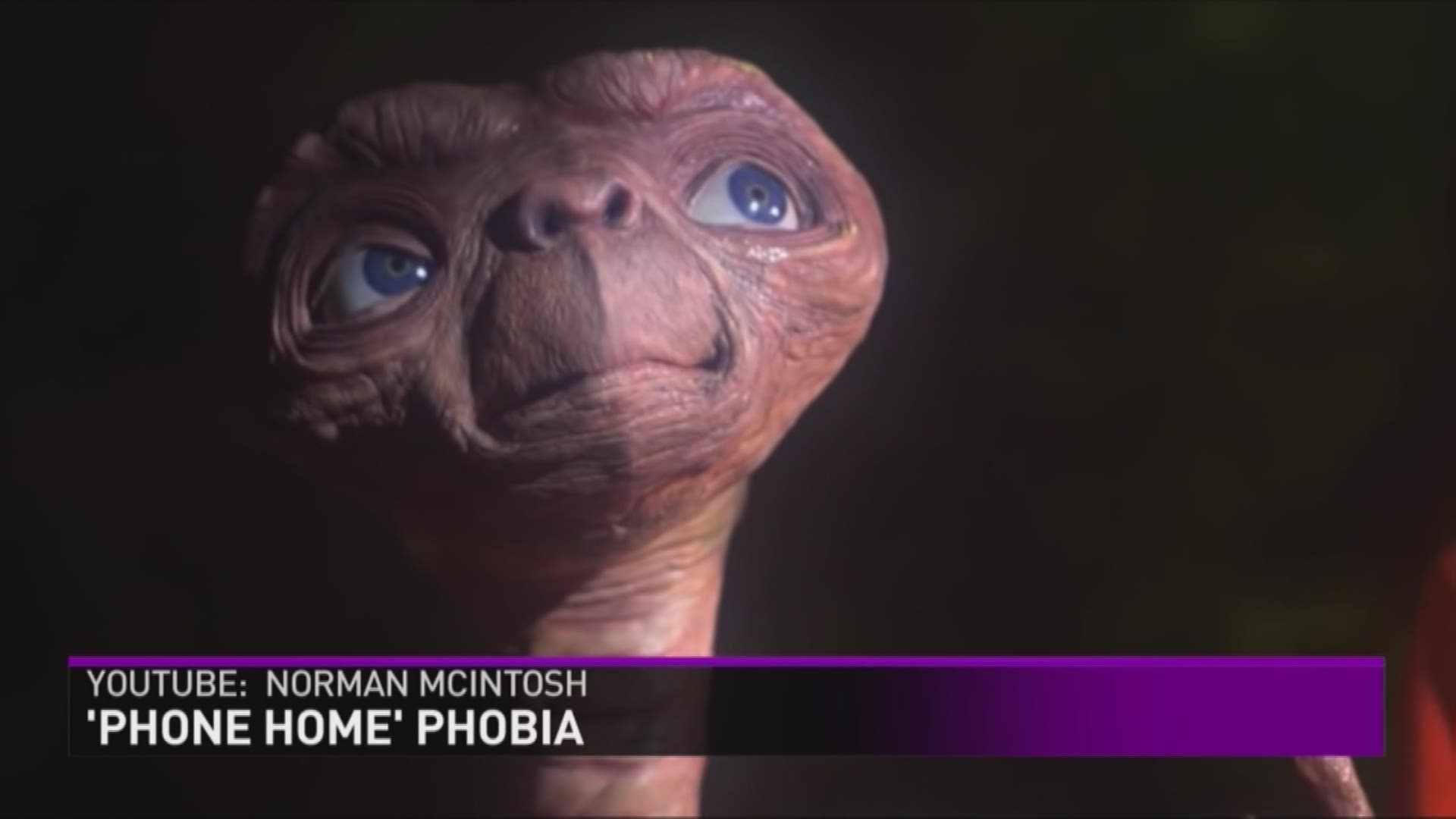 A West Texas man has a unique phobia. He's scared of E.T.