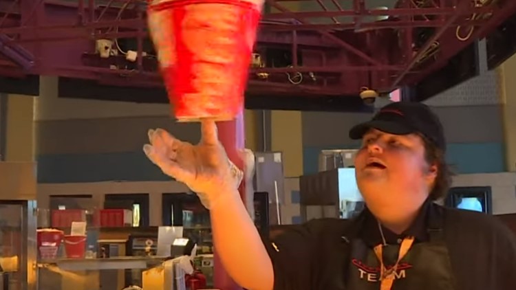 'Forget Salt Bae, we have Butter King': Texas movie theater worker offers entertainment before the show