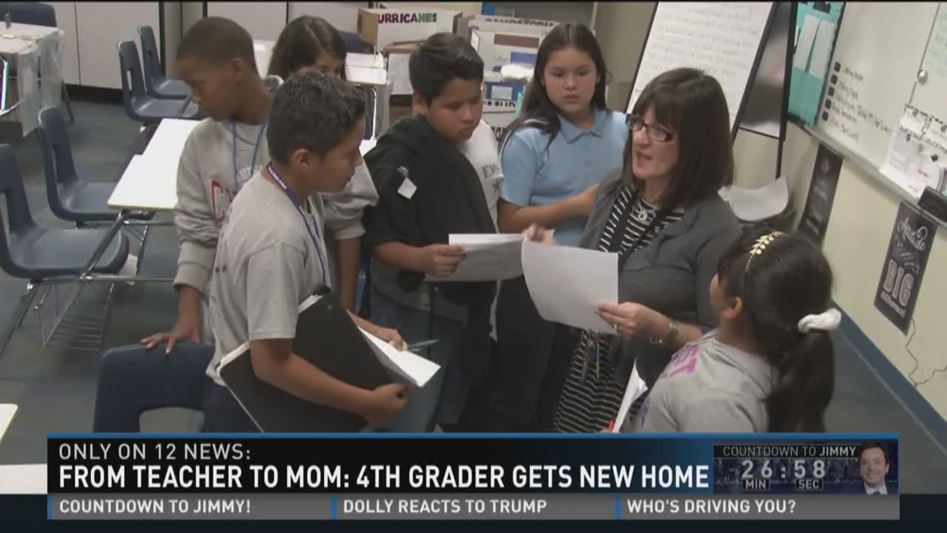 From teacher to mom: 4th grader gets new home
