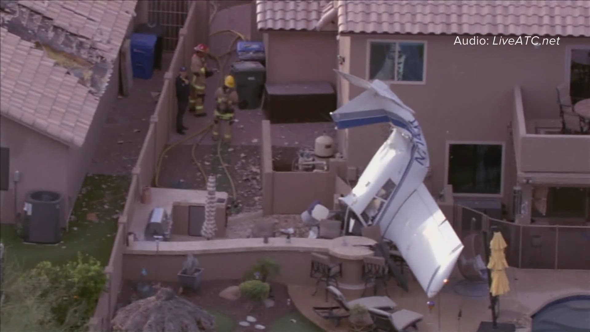 WATCH: Plane crashes into two Arizona homes, hurts 3 | wtsp.com