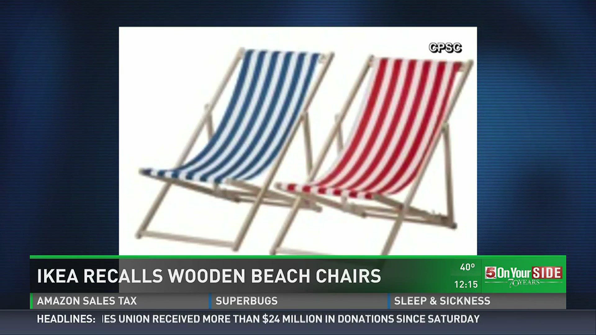 Ikea recalls beach chair globally after injury reports | wtsp.com