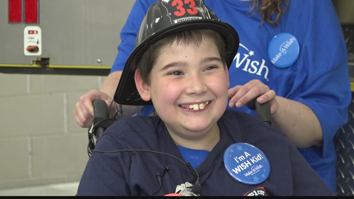 Make-A-Wish kid becomes honorary firefighter - Vimarsana News
