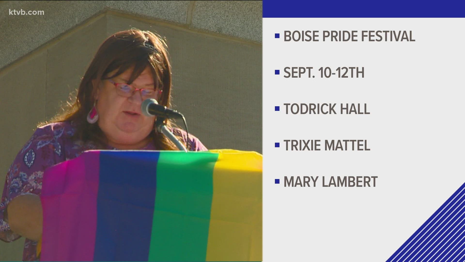 The Pride Festival is set to take place between Sept. 10-12, 2021.