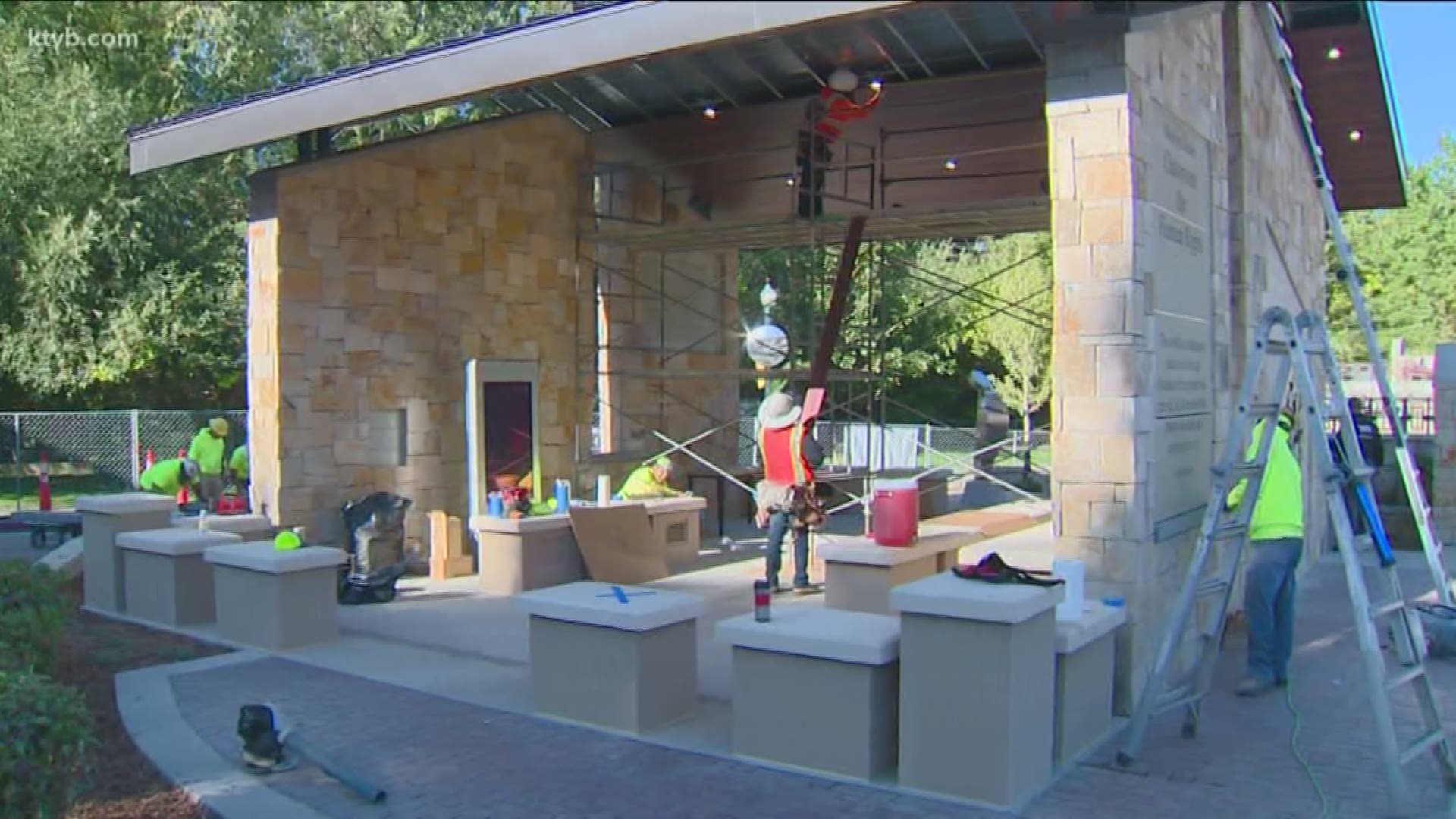 A lot of work has taken place at the memorial in Boise over the last few months.