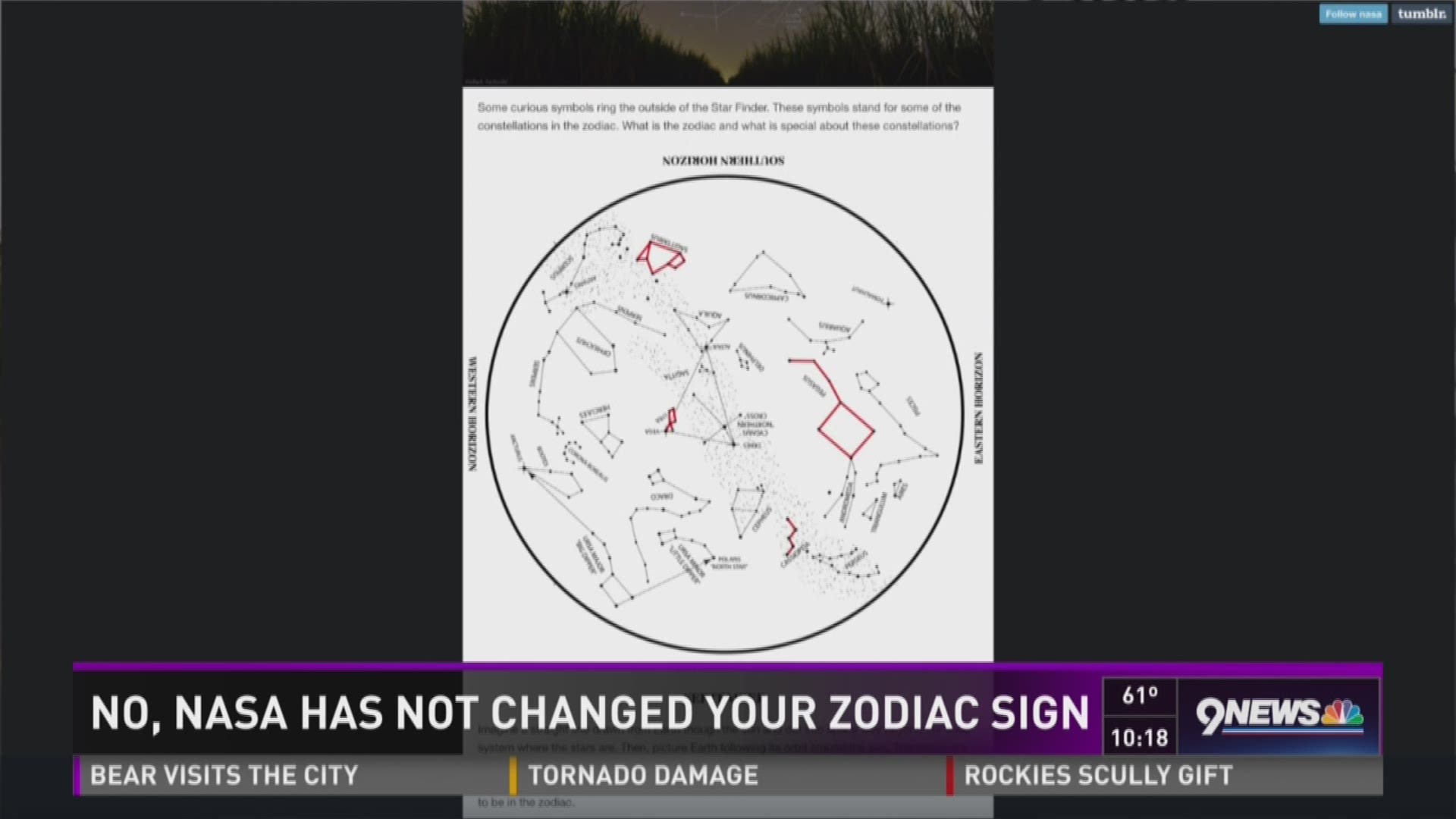 new astrology sign nasa