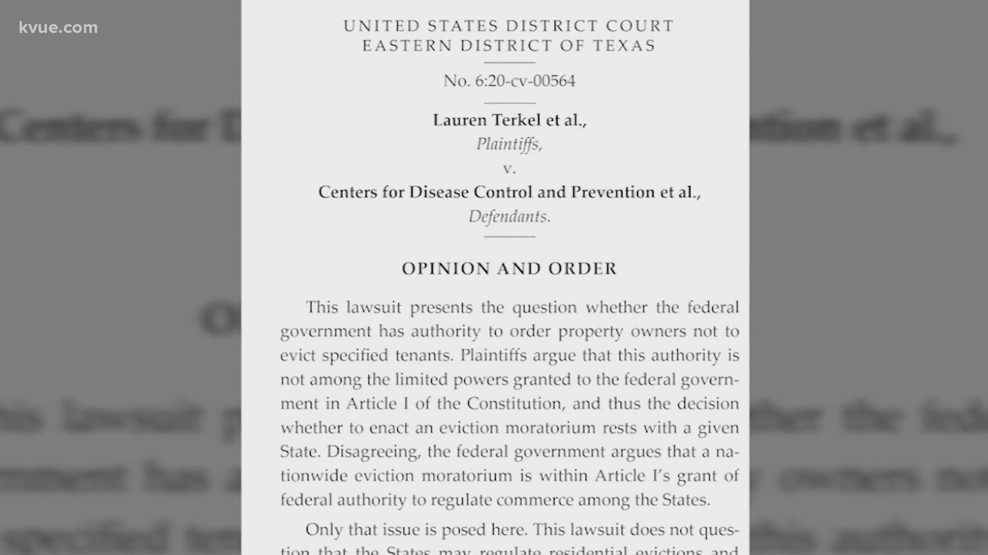 The federal protections for evictions are now up in the air after a federal judge in Texas ruled the CDC's moratorium on evictions is unconstitutional.