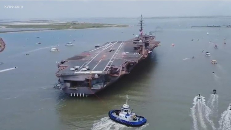 Texas salvage company buys legendary US Navy aircraft carrier for one cent