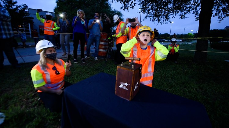 6-year-old leukemia survivor gets the chance to implode parts of Austin flyover