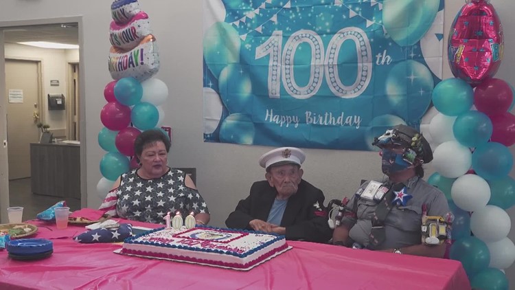 Local veteran celebrates 100th birthday in Texas