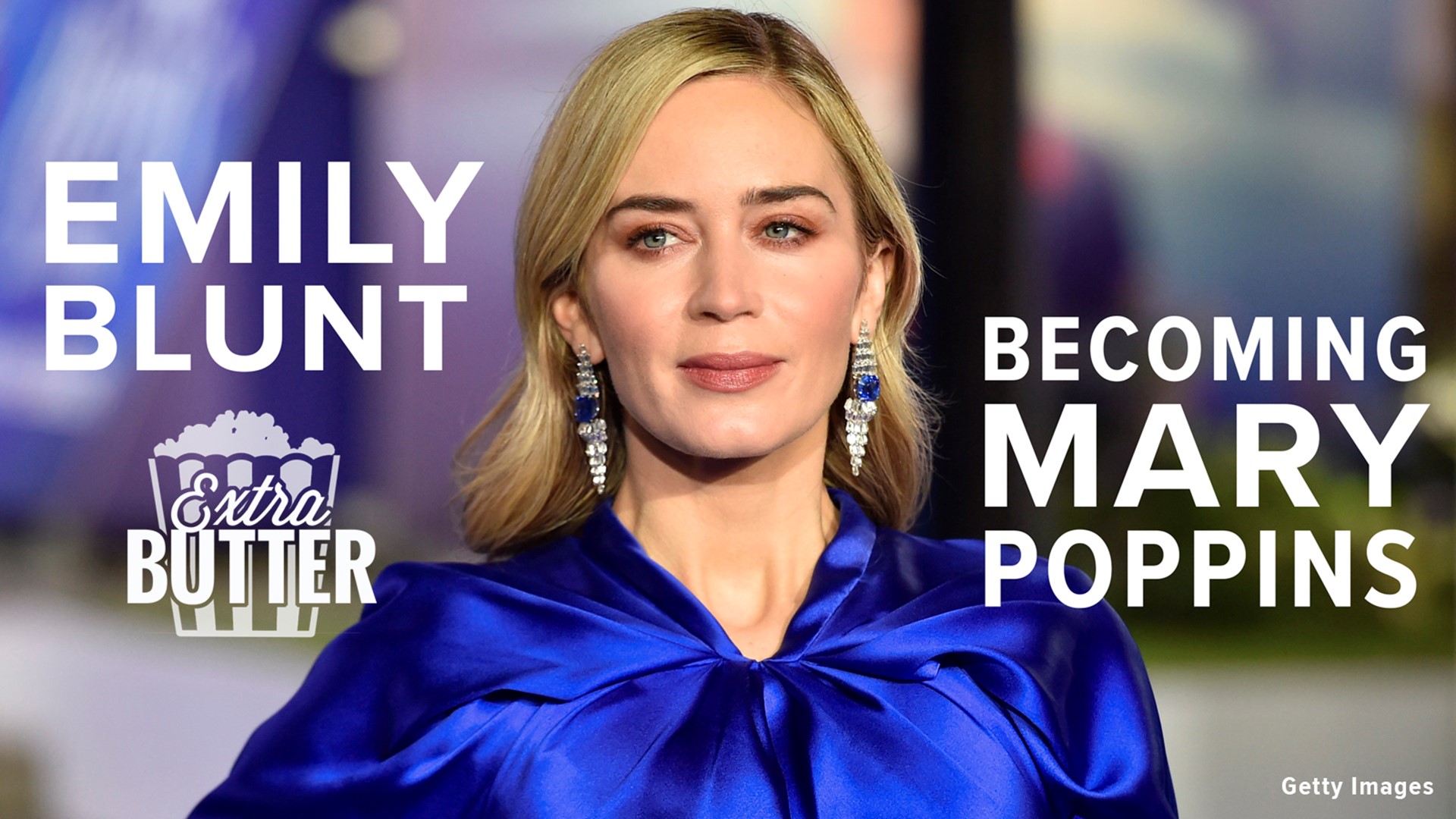 Emily Blunt talks about the nerves she had while playing Mary Poppins in the new movie, "Mary Poppins Returns." Emily also tells Mark S. Allen about the crazy year which started with "A Quiet Place," and working with Lin Manuel Miranda.


Watch Extra Butter every Friday morning at 9:30 a.m. on ABC10. 
Like Extra Butter on Facebook: www.facebook.com/ExtraButterTV/

Interview provided by Walt Disney Studios Motion Pictures