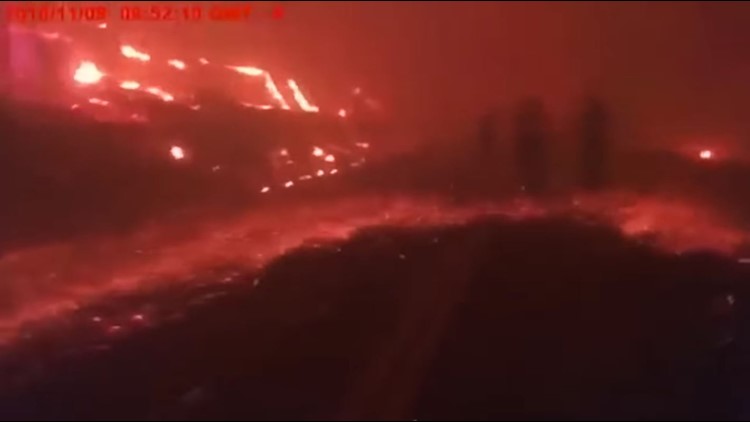 Camp Fire: Bodycam footage shows deputy's scary evacuation