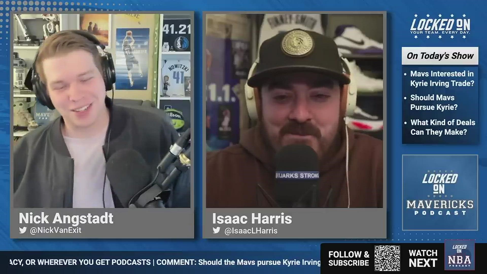Nick Angstadt & Isaac Harris discuss if the Mavericks should pursue Kyrie Irving and what the risks are to consider. Do the Mavs have what the Nets want?