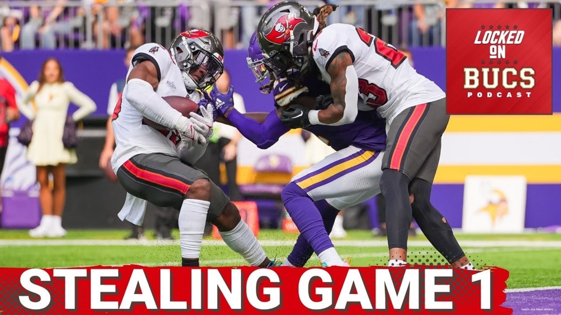 Tampa Bay Buccaneers quarterback Baker Mayfield found his groove while linebacker Devin White set the tone on defense as the Bucs upset the Minnesota Vikings 20-17.